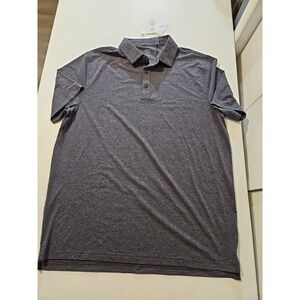 Graham Luxe Soare XL Golf Polo Shirt Jet Black Striped‎ Pullover (A1168)